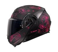 LS2 FF910 Advant II Sophia, casco modulare L male Opaco Nero/Fucsia