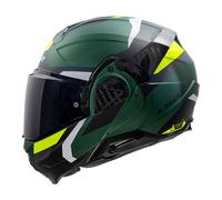 LS2 FF910 Advant II Triple Casco, verde, taglia XS per maschi