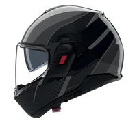 Casco flip-back modulare NOLAN N120-1 FLUENTE 361 Pinlock Grigio lava Nero An...