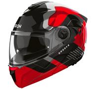 Casco flip-up Airoh Specktre Groove rosso lucido 2XL