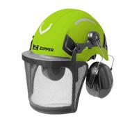 Casco forestale professionale con visiera e cuffie antirumore Zipper zi-fhprofi