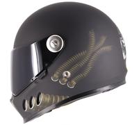 Casco Gasman Per Moto Rotto + Visiera Nera