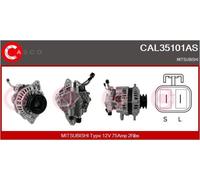 CASCO Generatore Di Luce 75A 12V Per Mitsubishi Pajero Classeic 2.5 TD