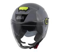CASCO GIVI CON PARASOLE JET 12.5B GRIGIO LUCIDO L