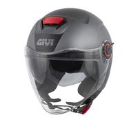 CASCO GIVI CON PARASOLE JET 12.5B TITANIO OPACO XS