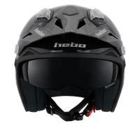 Casco Hebo Zone 5 Monocolore Nero lucidoXL Nero lucido