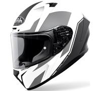 CASCO HELMET CAPACETE INTEGRALE AIROH VALOR WINGS WHITE BLACK MATT TG S
