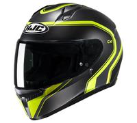 Casco HJC 0825-1033-05 C10 Elie Md Semi-Piatto Hi-Viz Giallo (MC-3HSF)