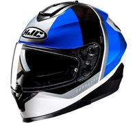 casco hjc c70n alia - nero / bianco / blu (mc2) XL