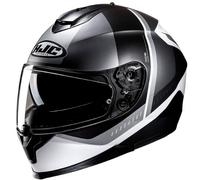 HJC C70N Alia Casco, nero-grigio-bianco, taglia L per maschi