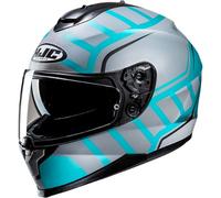 casco hjc c70n holt - grigio / blu (mc4sf) XL