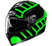 Casco moto integrale HJC casco C70N MC4H nero-verde fluo L
