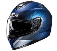 casco hjc c70n sway - blu / grigio (mc2sf) L