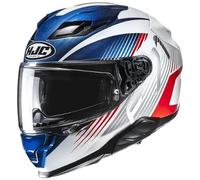 HJC F71 Catos Casco, bianco/blu/rosso, Taglia L (58/59)