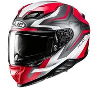 casco hjc f71 fes (mc1sf) - grigio / rosso XS
