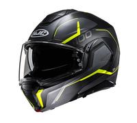 Casco i100 LORIX Nero Giallo Fluo HJC - UE: M