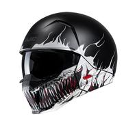 HJC i20 Scraw Casco Jet, nero-grigio, taglia XS 54 55 per maschi