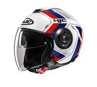 Casco i40N VELU Bianco Rosso Blu HJC - UE: M