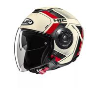 Casco i40N VELU Nero Rosso Beige HJC - UE: XS