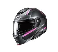 Casco i91 FELIO Nero Rosa HJC - UE: L