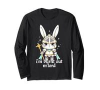 Casco I'm Burnt out M'Lord Bunny Paladin Cross Staff Maglia a Manica