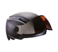 Casco indra speed 45 con maschera integrata nero opaco