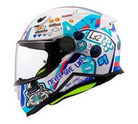 casco infantile ls2 ff812 next level - bianco L