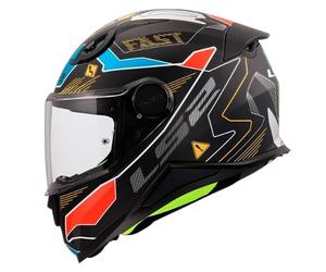 casco infantile ls2 ff812 zero kid - grigio / rosso M