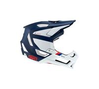 Casco integrale 100 trajecta fidlock intrepid bianco blu