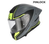 CASCO INTEGRALE ACERBIS TARMAK-X FIBRA GRIGIO-GIALLO TAGLIA XL