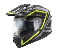 Casco Touring Givi 80.1 Apex Grigio Nero Giallo Fluo Opaco S