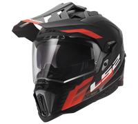 Casco Integrale Adventure LS2 MX701 Explorer Hexa Nero Rosso Grigio XXL
