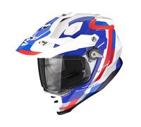 Casco Integrale Adventure Scorpion ADF-9000 Air Patrol Bianco Blu Rosso XL