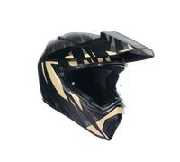 AGV AX9 Carbon Steppa, casco enduro XS male Opaco Grigio Scuro/Grigio/Beige