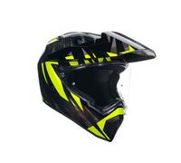 AGV AGV - Casco AX9 Steppa Carbon Grigio / Giallo Fluo XXL