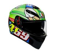 Casco Integrale Agv K-3 SV K3-SV Rossi Mugello 2017 Visiera Solare Taglia S