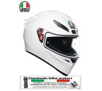 AGV K1 S, casco integrale L male Bianco