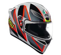 Casco Integrale AGV K1 S K1S K1-S E2206 Modello Blipper Grey / Red - Grigio Ross