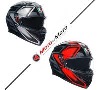 AGV K3 Compound Casco, nero-grigio, taglia S per maschi