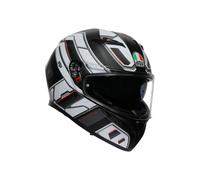 Casco Integrale AGV K3 Rivia Matt Black/White Taglia:XXL