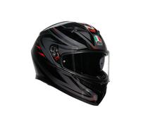 AGV K3 Syth Casco, nero-grigio-rosso, taglia 2XL per maschi