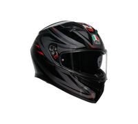 AGV K3 Syth Casco, nero-grigio-rosso, taglia 2XL per maschi