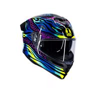 Casco Integrale AGV K5 Viverna Blue/Purple/Lime E2206