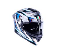 Casco Integrale AGV K5 Zenithar Matt Black/White/Blue E2206