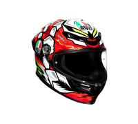 AGV Casco Integrale K6 S Bezzecchi 2024 Rosso/Bianco/Verde XXL