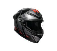 AGV K6 S Karve Casco, nero-grigio-rosso, taglia 2XL per maschi