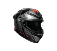 AGV K6 S Karve Casco, nero-grigio-rosso, taglia 2XL per maschi