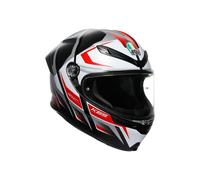 AGV K6 S Karve, casco integrale XS male Opaco Nero/Bianco/Rosso