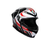 AGV K6 S Karve, casco integrale XS male Opaco Nero/Bianco/Rosso