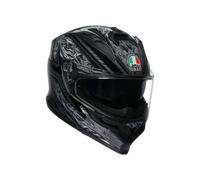 AGV K7 Damascus Casco, nero-argento, taglia XL per maschi